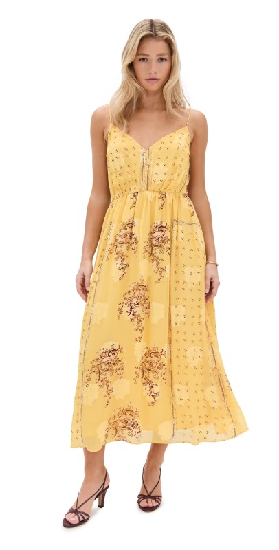 Ulla Johnson Elena Cami Midi Dress Soleil