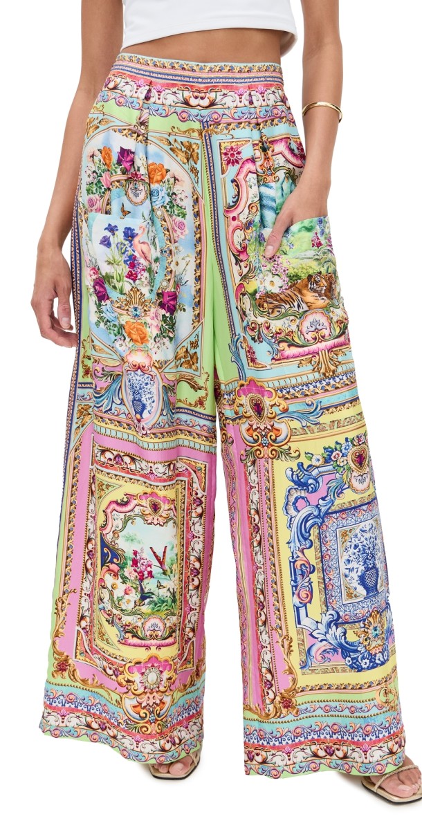 Camilla Wide Leg Trousers Spirit Of Santa Maria
