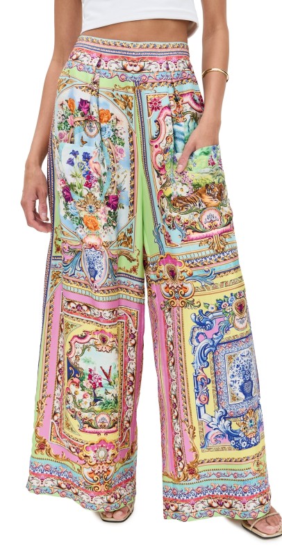 Camilla Wide Leg Trousers Spirit Of Santa Maria