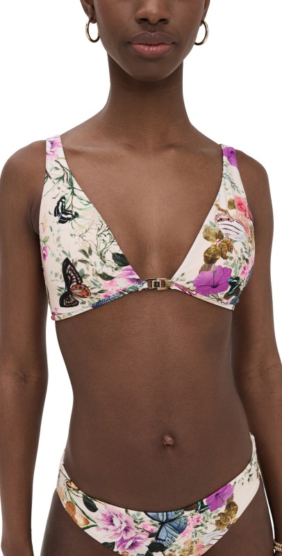 L'AGENCE Lexie Butterfly Ots Bra Top Ivory
