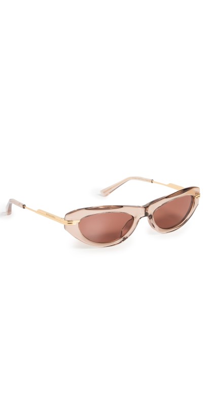 Bottega Veneta BV1368S Sunglasses Brown/Gold