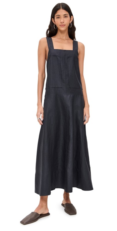 Lee Mathews Andre Apron Dress Ink