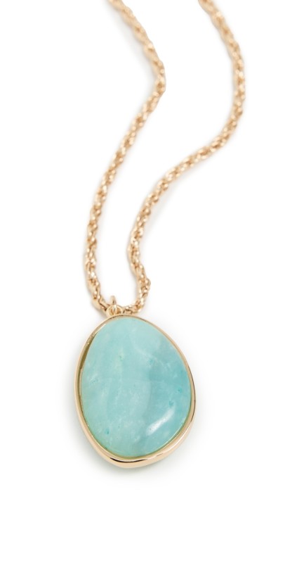 Ettika Amazonite Pendant Necklace Amazonit