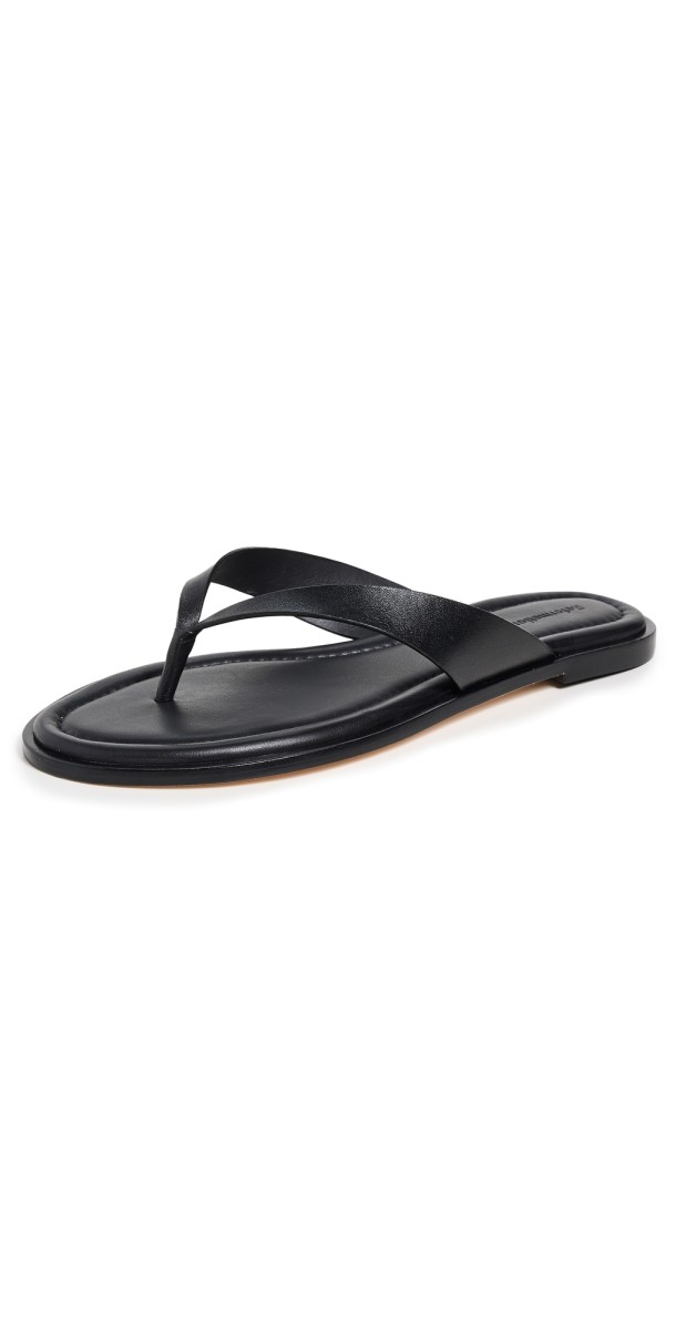 Reformation Jessie Thong Sandals Black