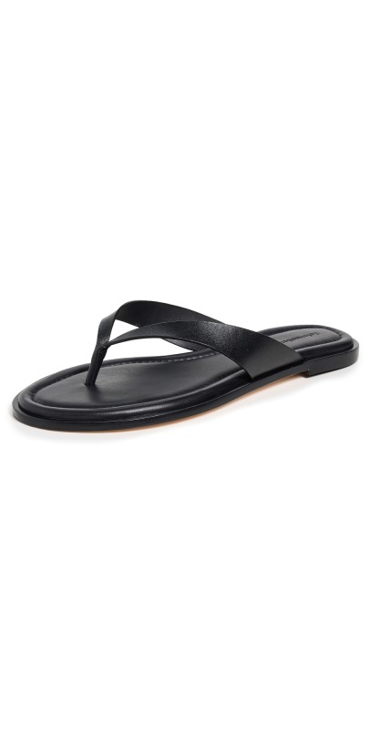 Reformation Jessie Thong Sandals Black