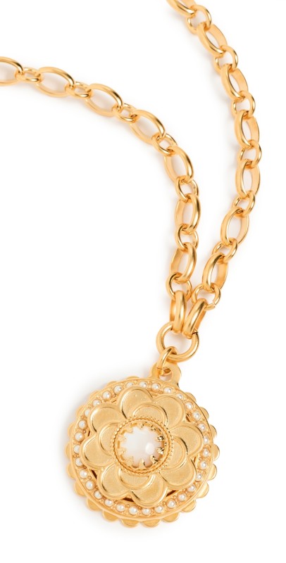 Brinker + Eliza Sunny Day Necklace Gold/MOP