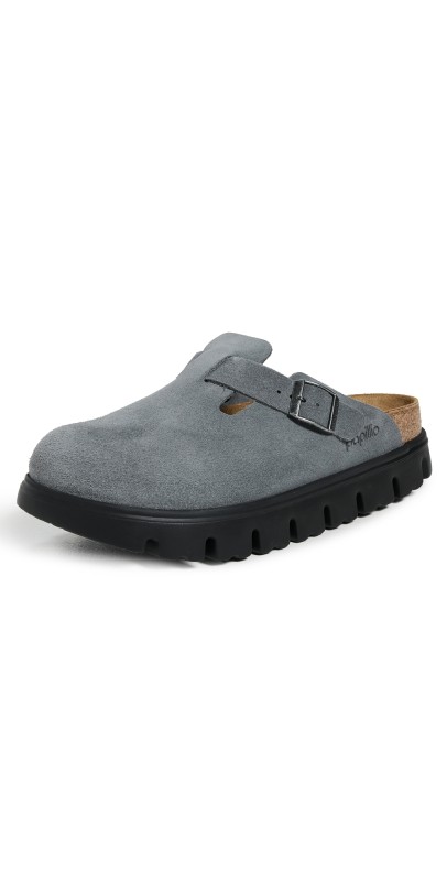 Birkenstock Boston Chunky Clogs Basalt Grey