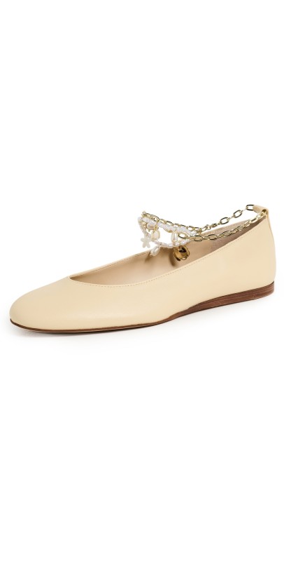 Dolce Vita Baiden Flats Warm Natural Leather