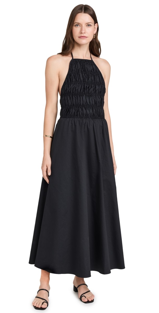 Solid & Striped The Meira Dress Noir