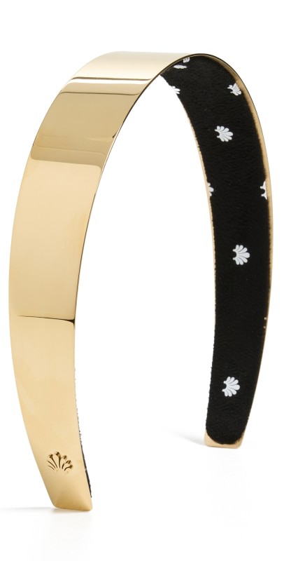 Lele Sadoughi Bessette Metal Headband Gold