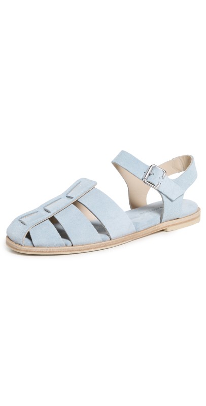Freda Salvador Sera Sandals Blue Suede
