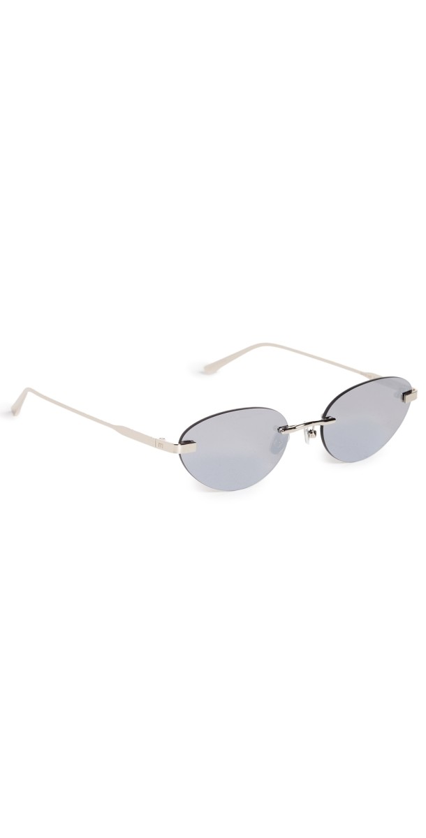 Elisa Johnson Trinity Sunglasses Gloss Silver