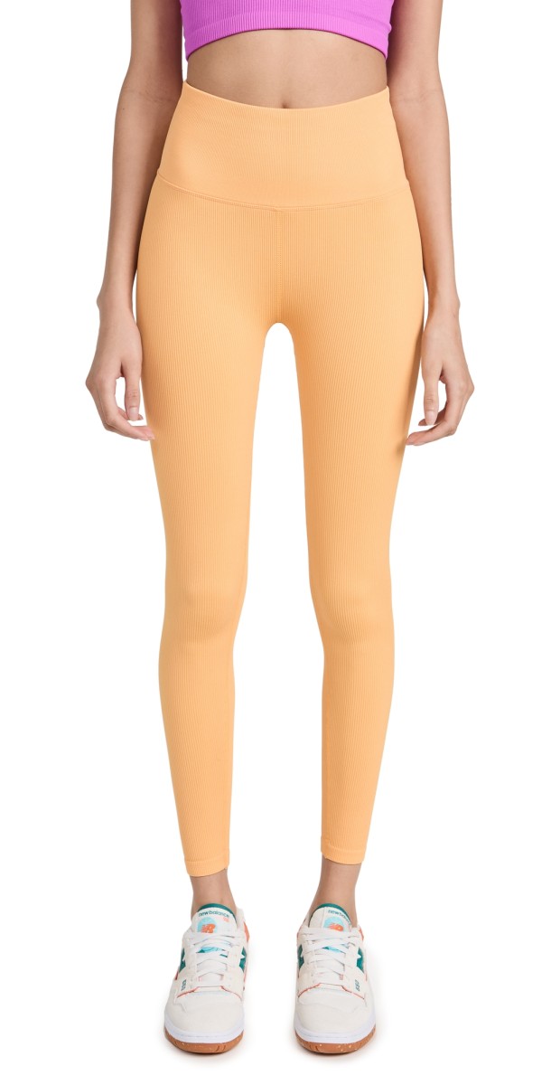 Spiritual Gangster Love Sculpt 7/8 Ruffle Leggings Apricot