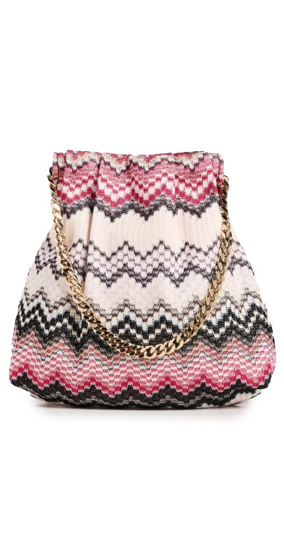 Missoni Drawstring Pouch Chain Wave Sera