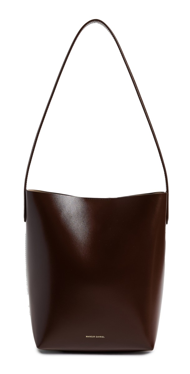 Mansur Gavriel Small Everyday Cabas Bag CHOCOLATE/WARM GREY