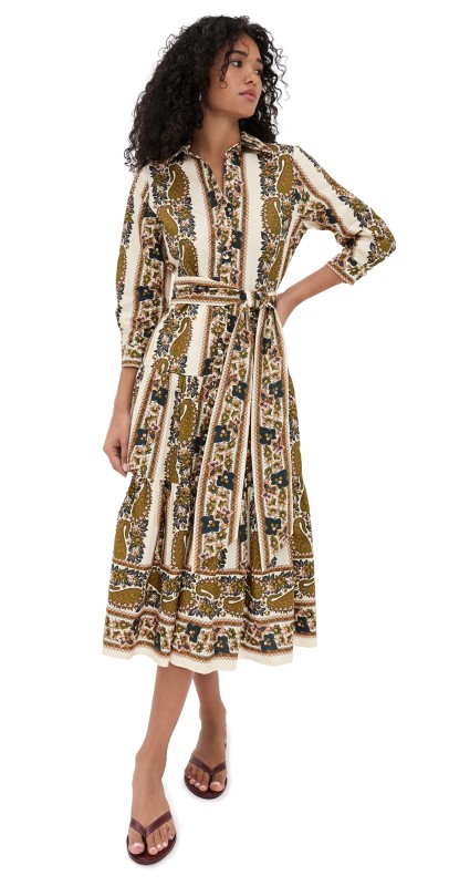Cara Cara Lolita Dress Paisley Trail Ivory