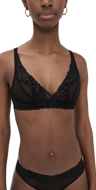 Commando Double Take Lace Bralette Beige