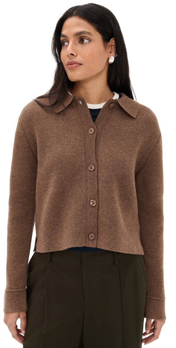 KULE The Arden Cardigan Coffee