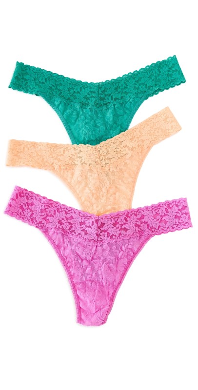 Hanky Panky 3 Pack Original Rise Thongs Rvab