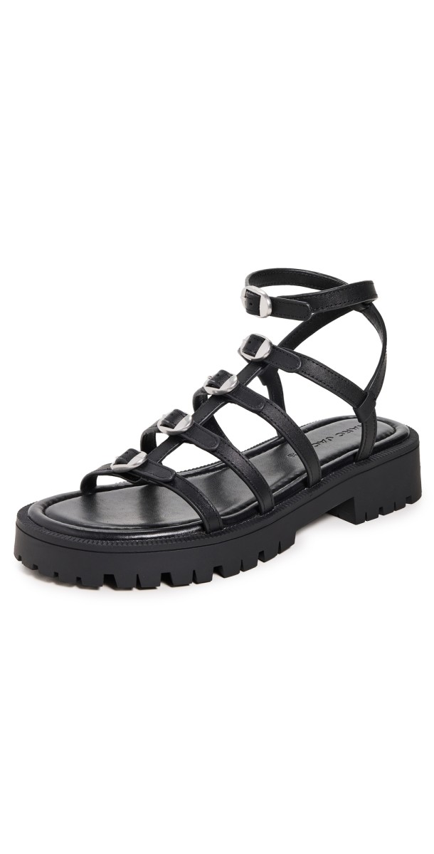 Marc Jacobs The Kiki Gladiator Sandals Black