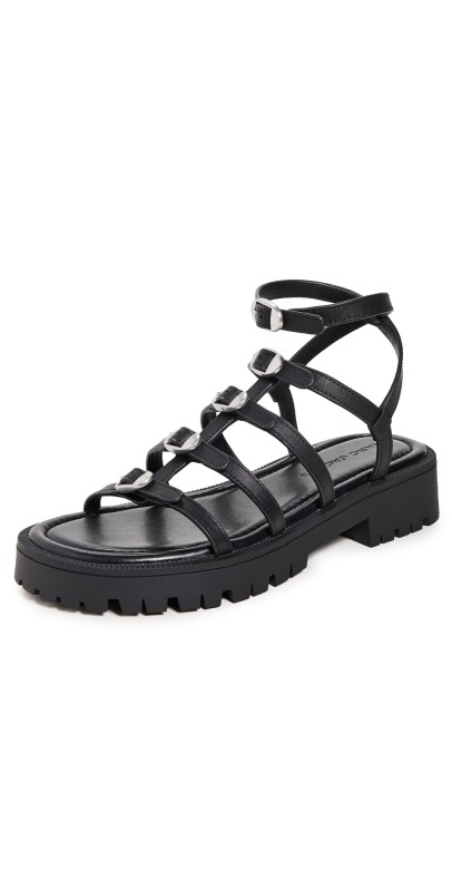 Marc Jacobs The Kiki Gladiator Sandals Black
