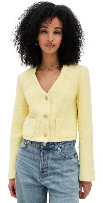 ASTR the Label Marleigh Jacket Lemon