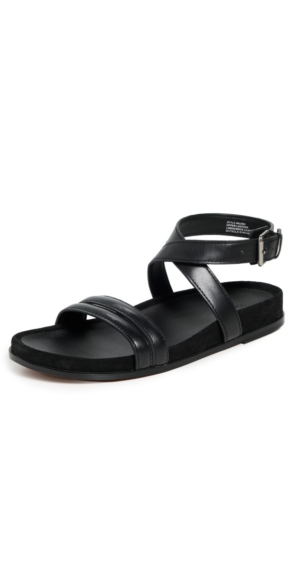 Madewell Molly Chunky Ankle Strap Sandals True Black