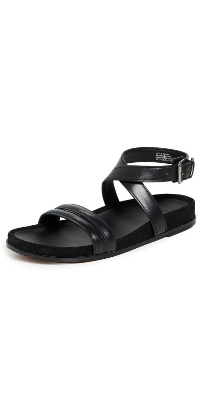 Madewell Molly Chunky Ankle Strap Sandals True Black