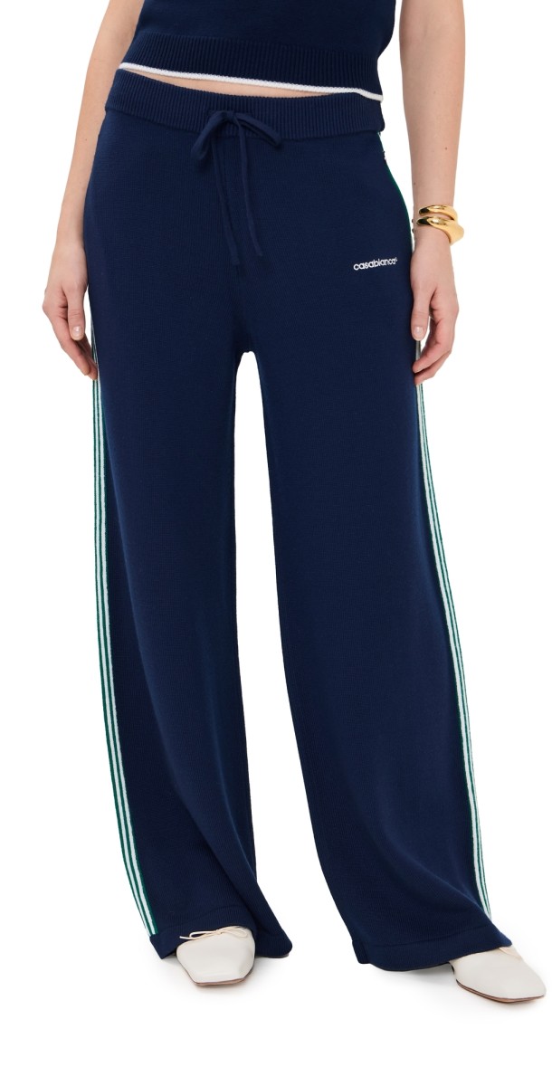 Casablanca Tennis Trousers Navy/Green