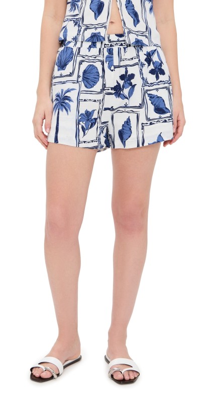 MINKPINK Sylvie Elasticated Shorts Postcard-Floral