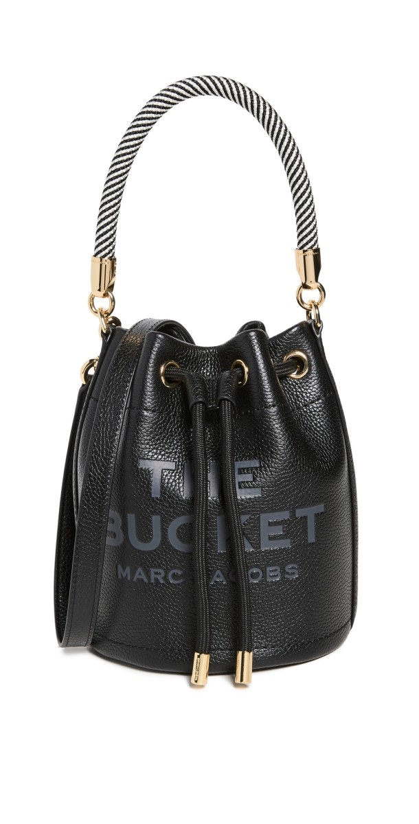 Marc Jacobs The Leather Bucket Bag Black
