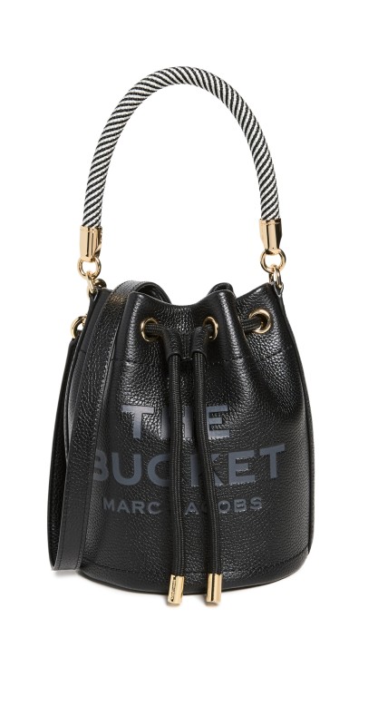 Marc Jacobs The Leather Bucket Bag Black