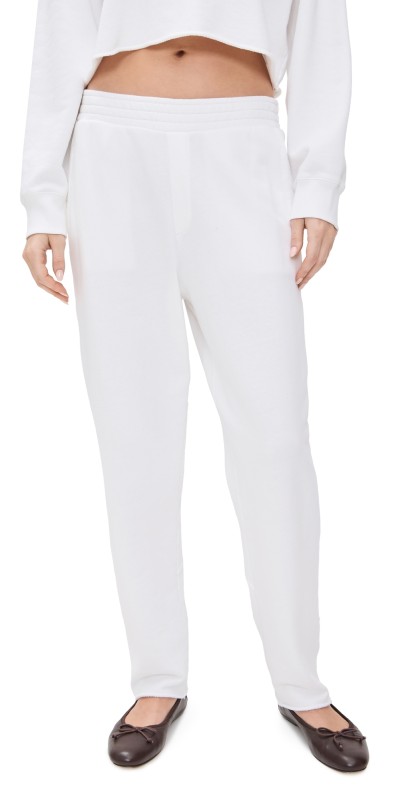 ATM Anthony Thomas Melillo French Terry Cut Off Sweatpants White