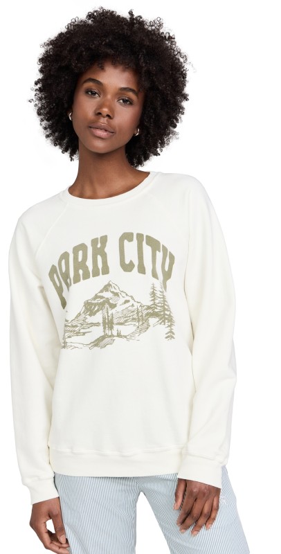 Original Retro Brand Park City Sweatshirt Antique White