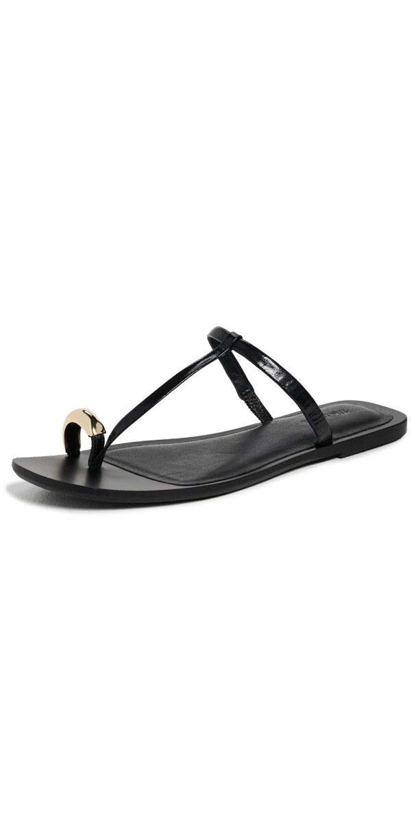 Madewell Lala Thong Sandals True Black