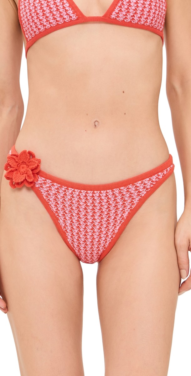 Devon Windsor Neo Crochet Bikini Bottoms Valentine