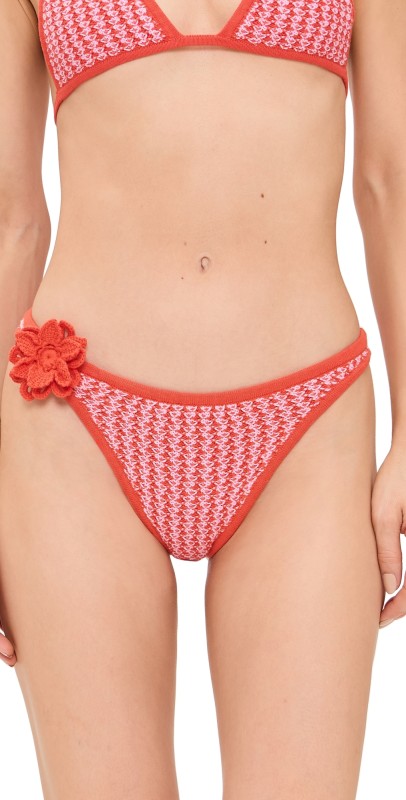 Devon Windsor Neo Crochet Bikini Bottoms Valentine