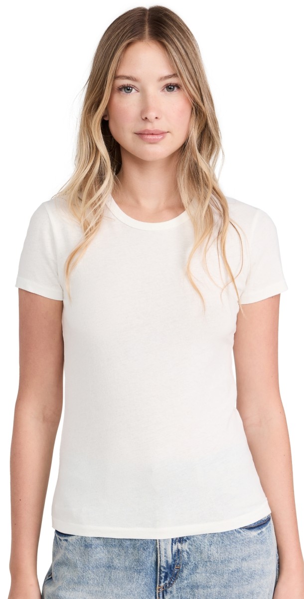 SLVRLAKE Simple Tee Natural White