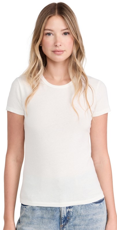 SLVRLAKE Simple Tee Natural White