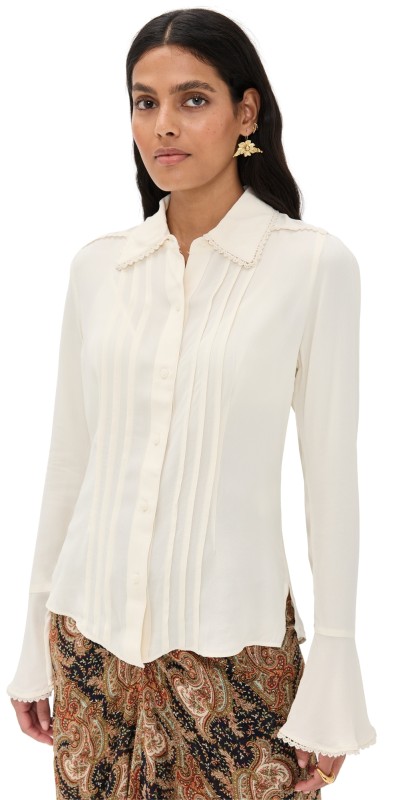 Free People Melrose Top Whisper White