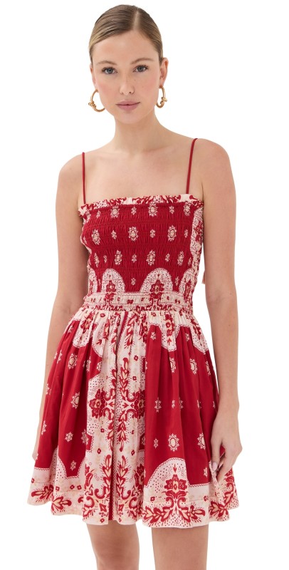 Alix of Bohemia Merida Lava Bandana Dress Lava