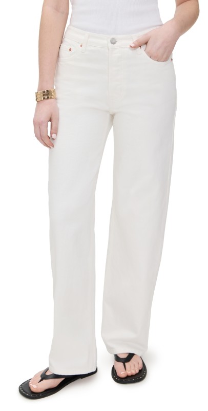PARKE Classic Straight Jeans White