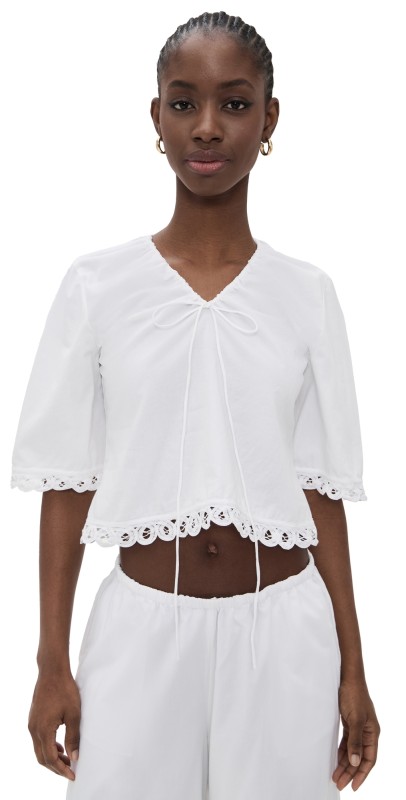 By Malene Birger Ulrikke Top Soft White