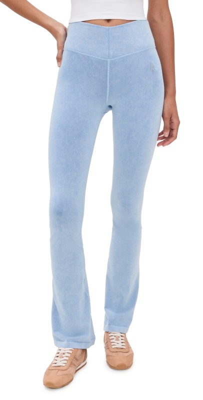 FP Movement Go To Smooth Flare Leggings Washed Denim Blue