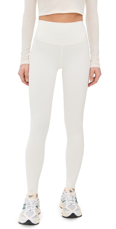 Alo Yoga High Waist Airbrush Leggings Ivory