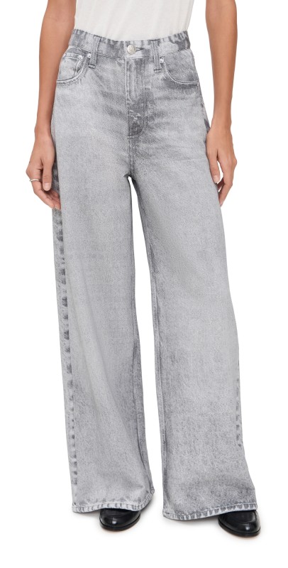 rag & bone Miramar Terry Sofie Ankle Pants Icy Grey