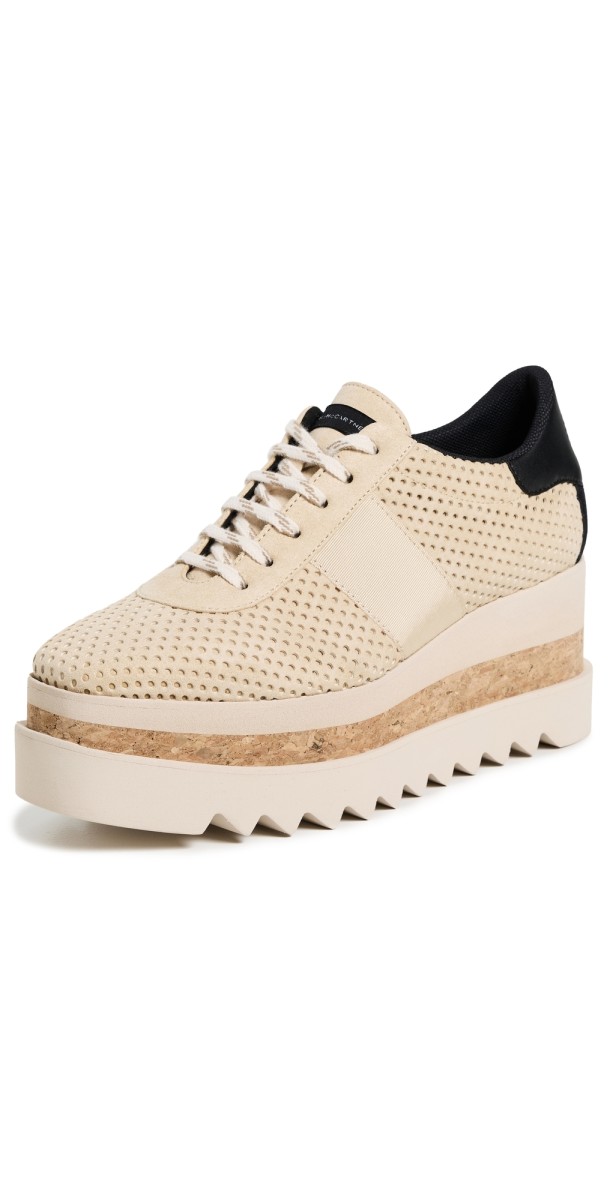 Stella McCartney Sneakelyse Alter Suede Sneakers Dust
