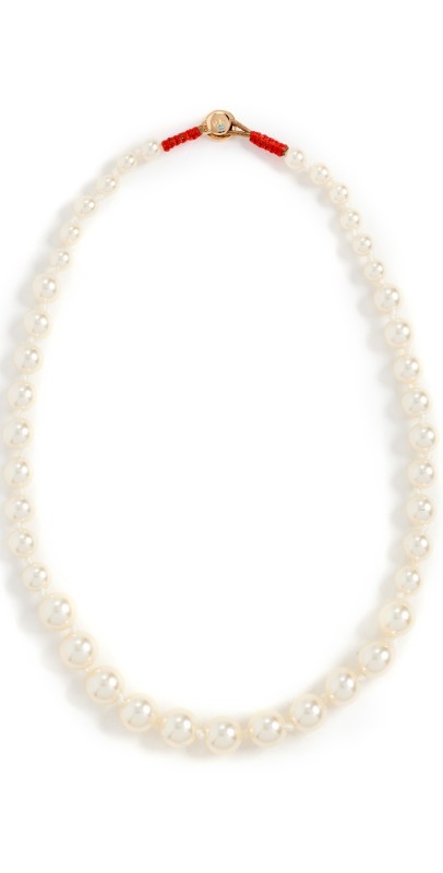 Roxanne Assoulin The Graduated Pearl Necklace Natural