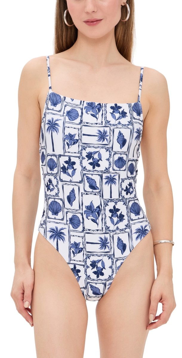 MINKPINK Sylvie Scoop Back One Piece Postcard-Floral