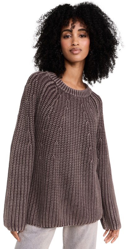 Free People Take Me Home Sweater French Roast